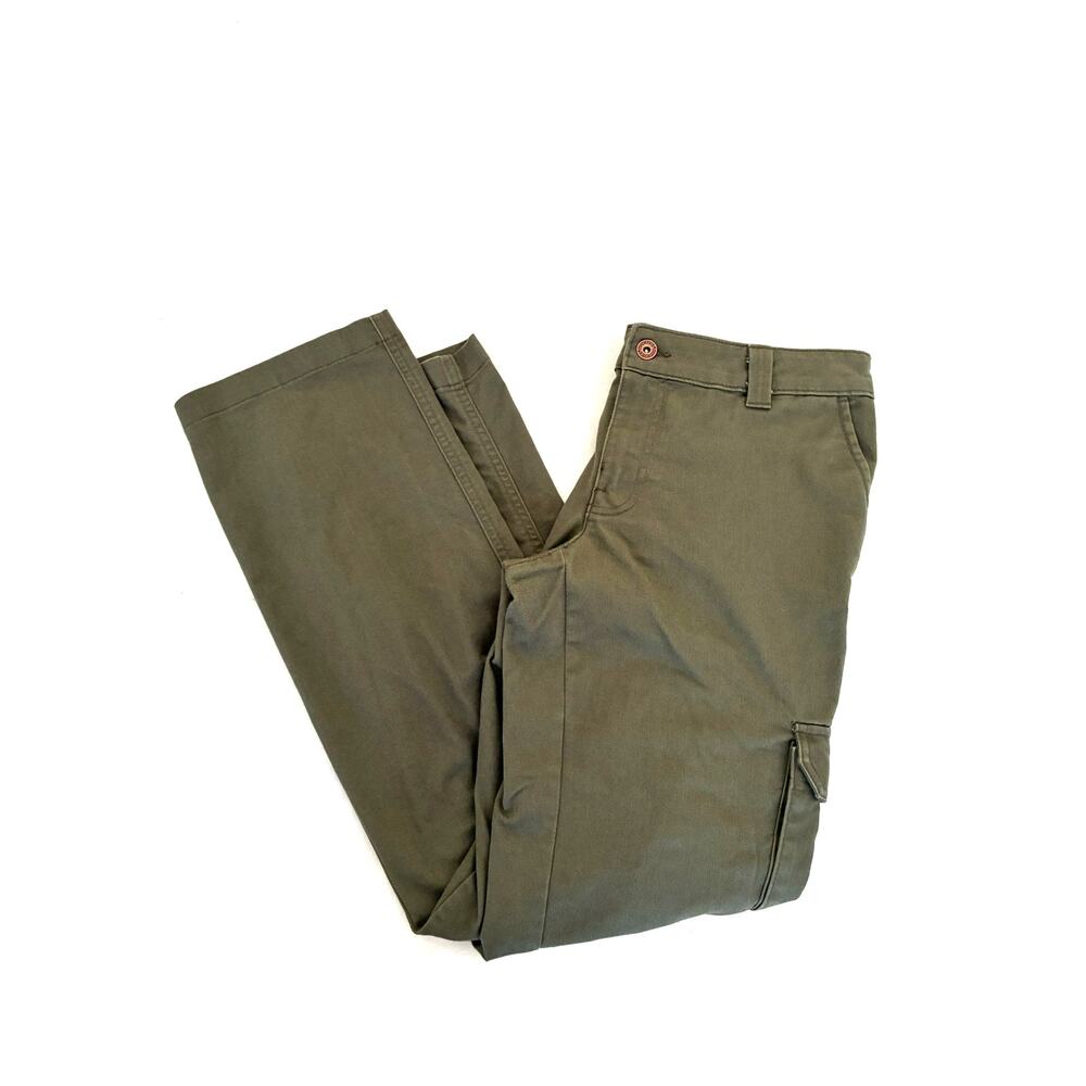 Dickies Women’s 6R Relaxed Olive Cargo Pants Green Workwear